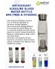 ANTIOXIDANT ALKALINE GLASS WATER BOTTLE BPA FREE & HYGIENIC 650 ml (Red)